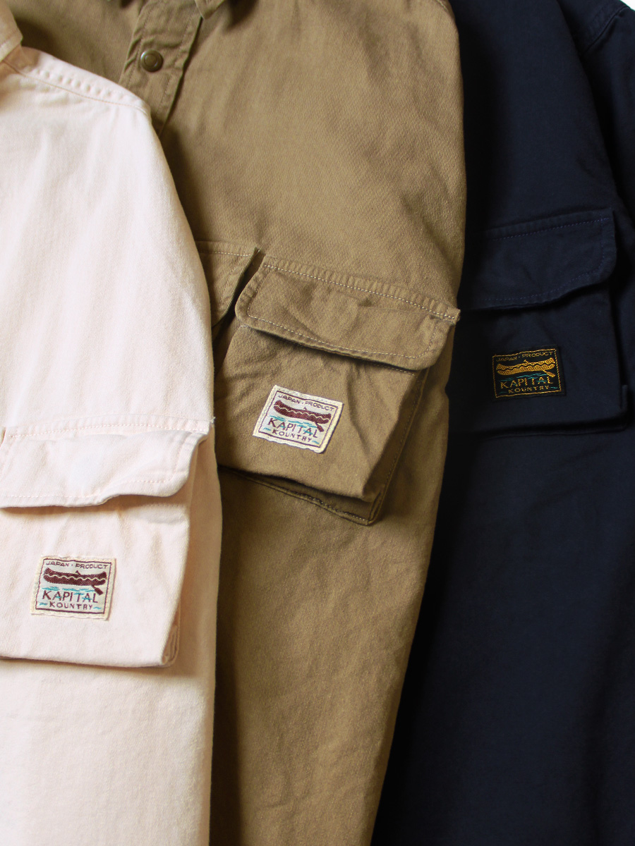 シャツチノ Nugget-pocket Fish shirt | KAPITAL