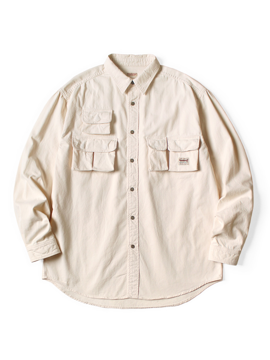 シャツチノ Nugget-pocket Fish shirt | KAPITAL