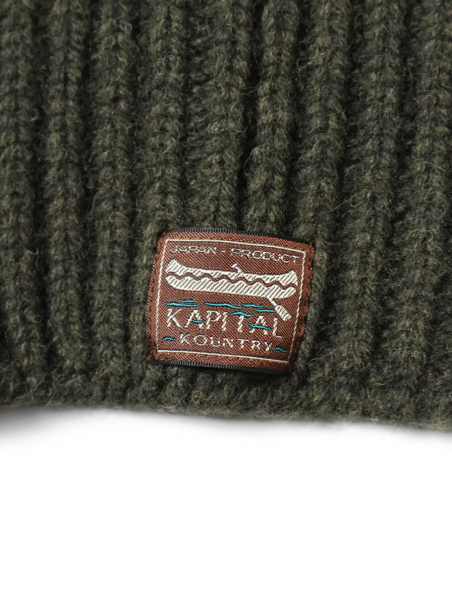 kapitalイヤーマフ ペイズリー タグ付き 羊革 100%wool kapitalイヤーマフ ペイズリー タグ付き 羊革 100%wool