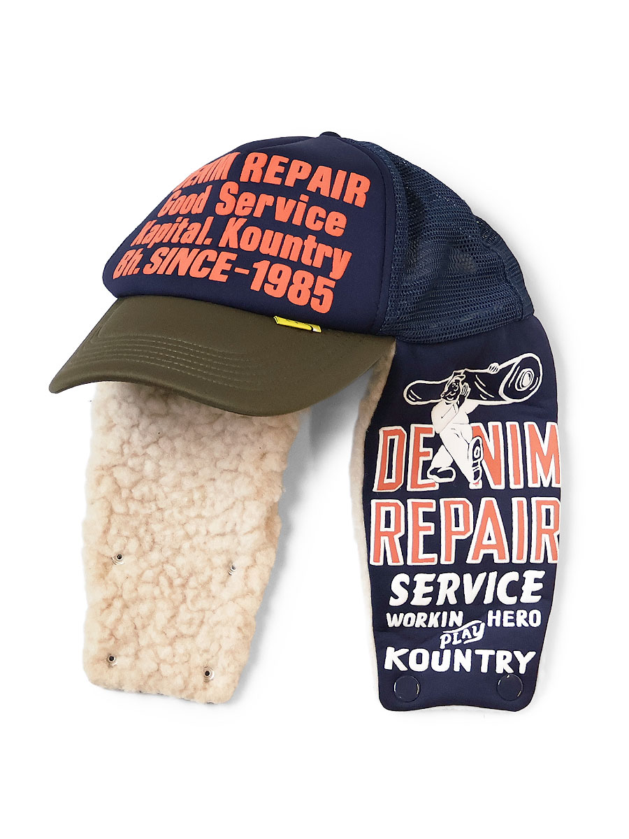 DENIM REPAIR SERVICEpt ランバートラックCAP | KAPITAL