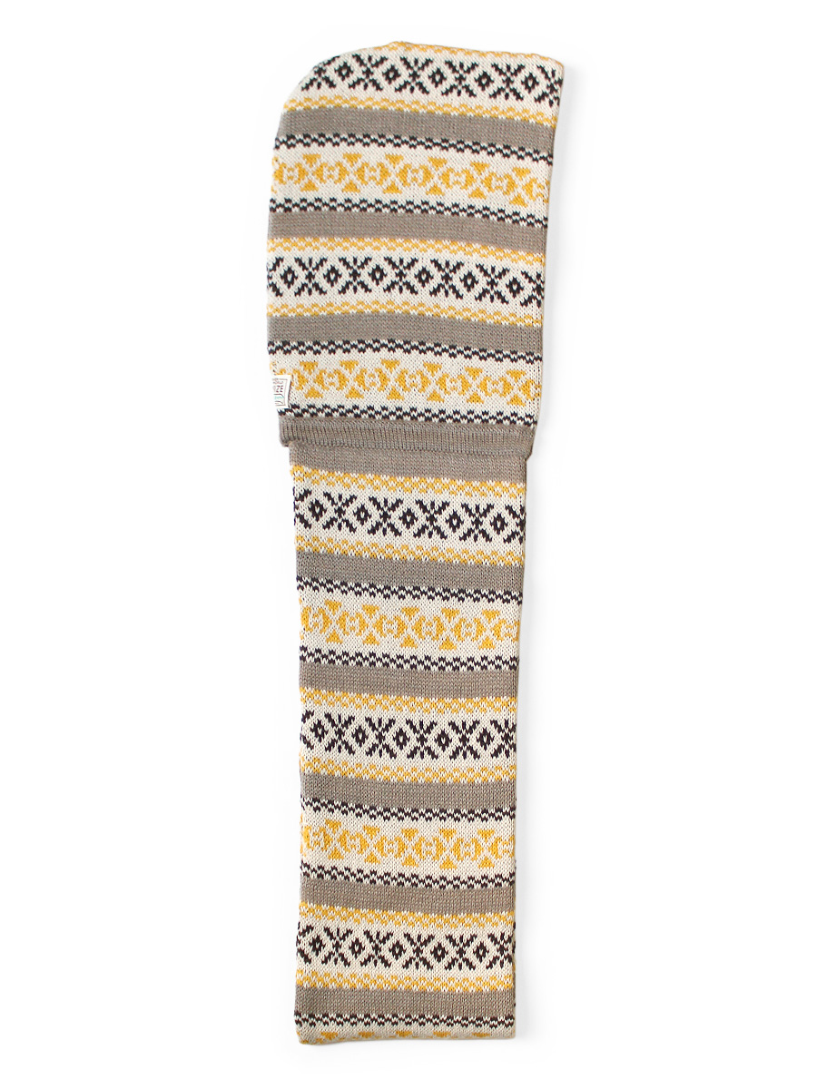 5G ウール Yellowknifeフェアアイル バラクラマフラー | KAPITAL