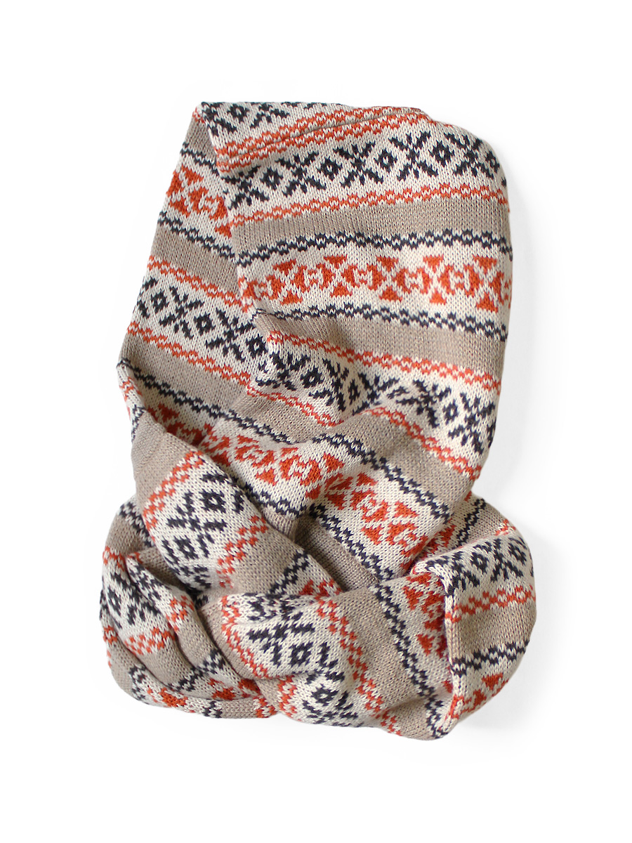 5G ウール Yellowknifeフェアアイル バラクラマフラー | KAPITAL