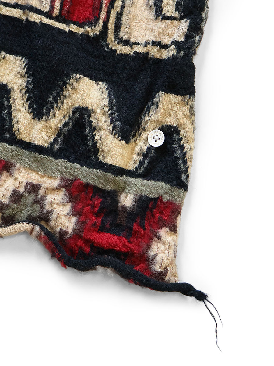 縮絨ウール Alaska-Ravenマフラー | KAPITAL