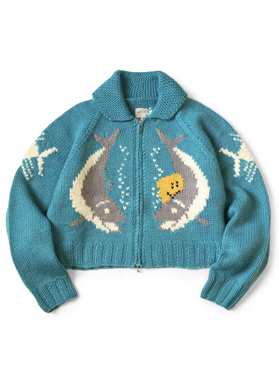 ハンドニット PECKISH TROUT ZIPボレロ | KAPITAL