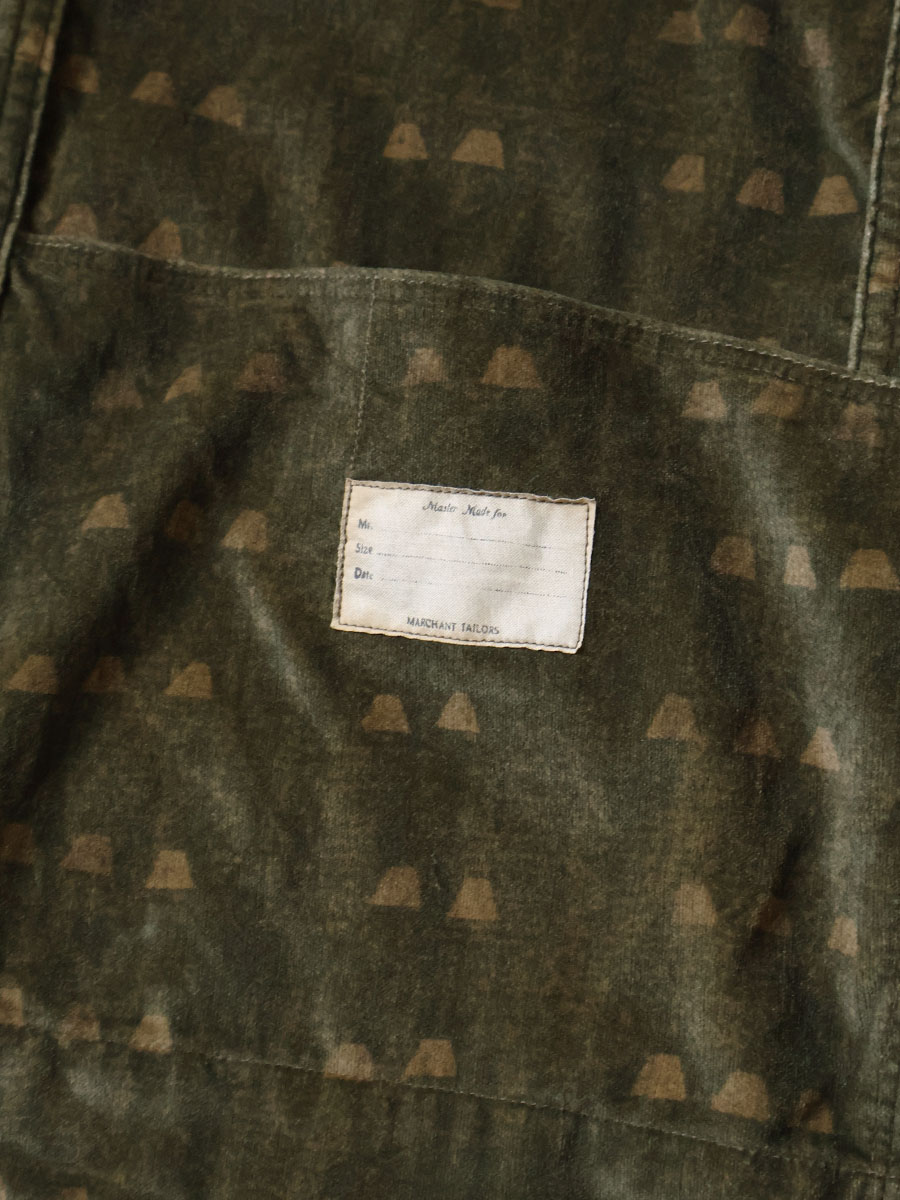 別珍 爪菖蒲柄 CACTUSカバーオール | KAPITAL