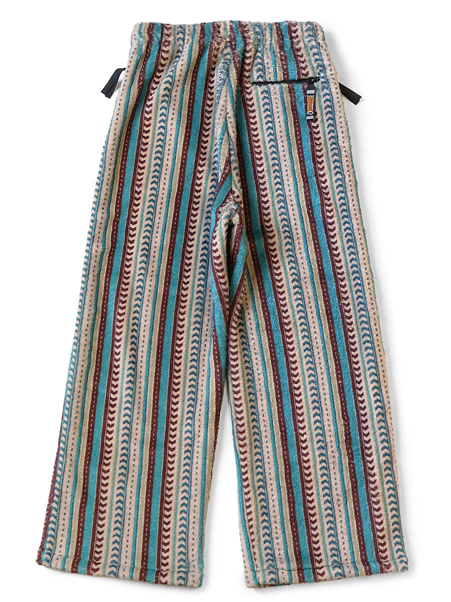 Columbia-stripe柄フリース イージーストレートパンツ | KAPITAL