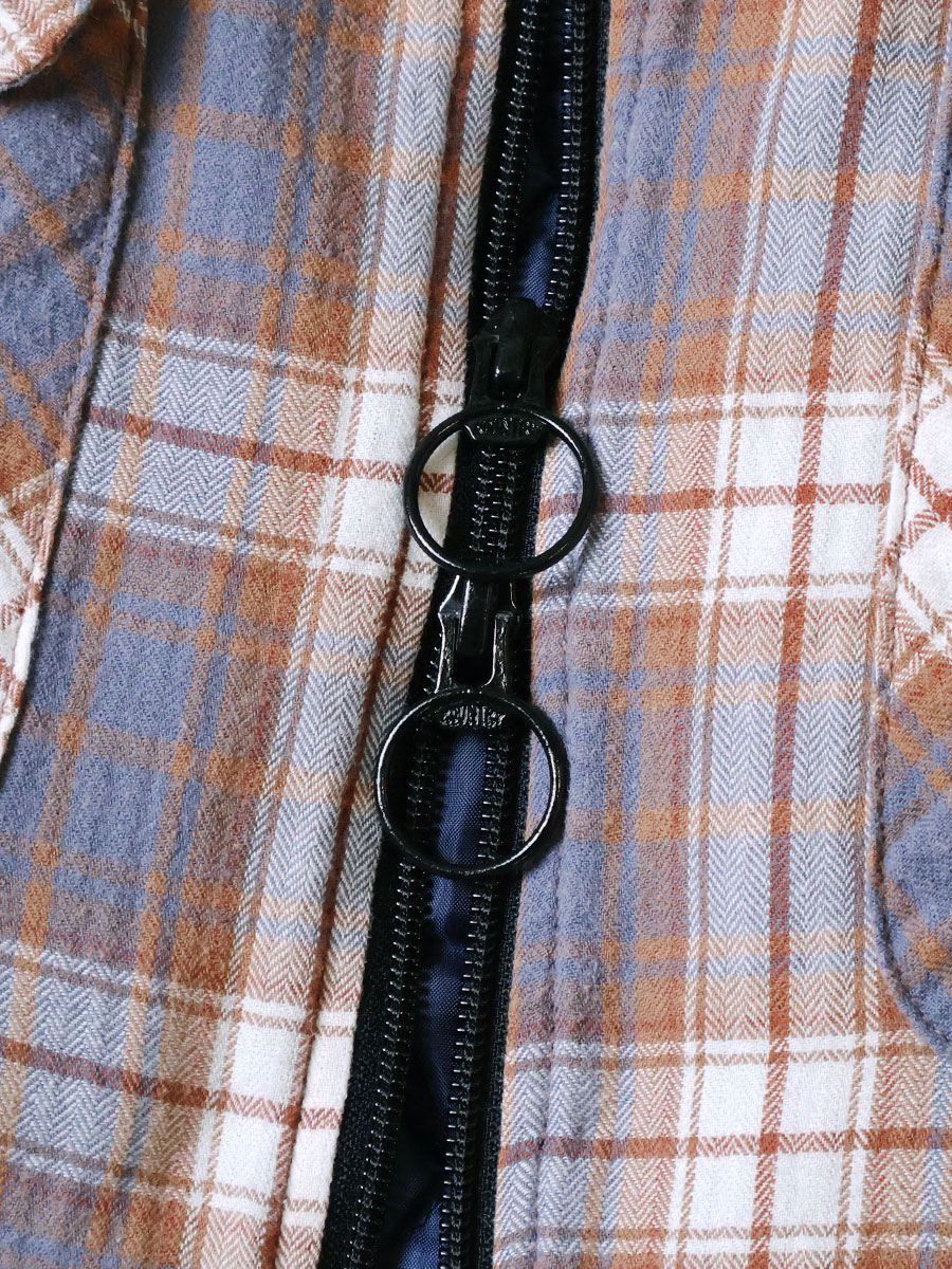 ネルチェック×キルティング ノースリーブベスト | KAPITAL