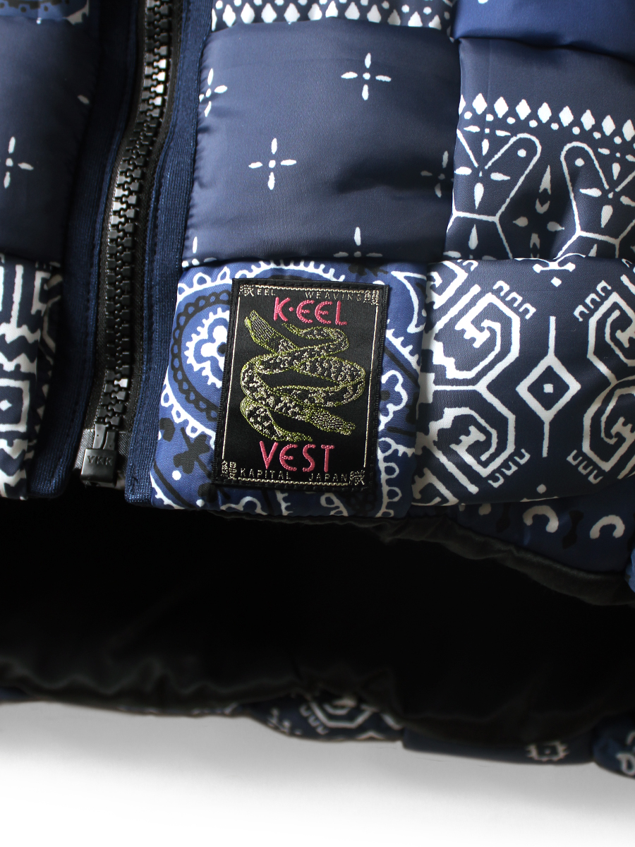 バンダナ転写ナイロン KEELウィービングベスト | KAPITAL