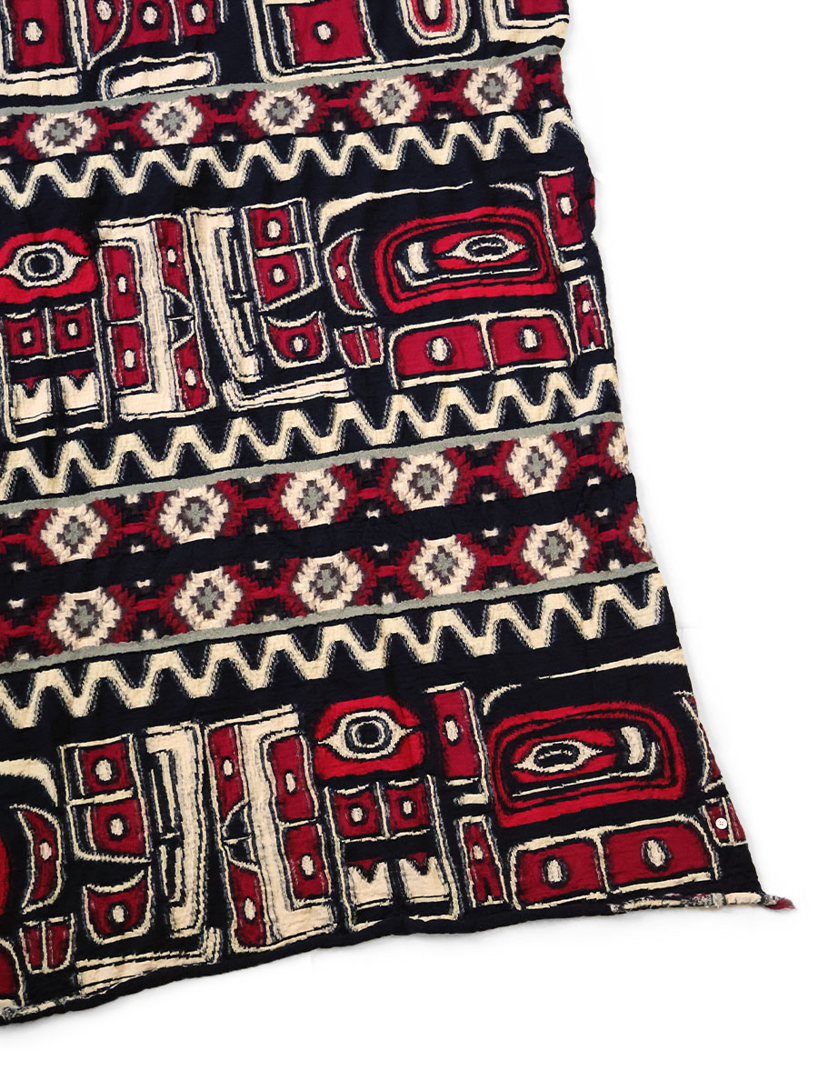 縮絨ウール Alaska-Ravenブランケット | KAPITAL