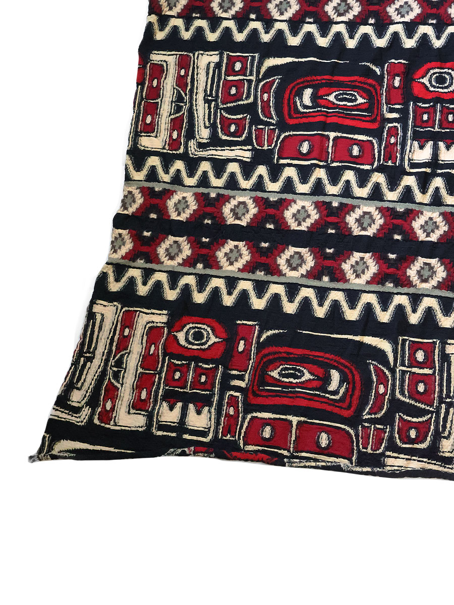 縮絨ウール Alaska-Ravenブランケット | KAPITAL