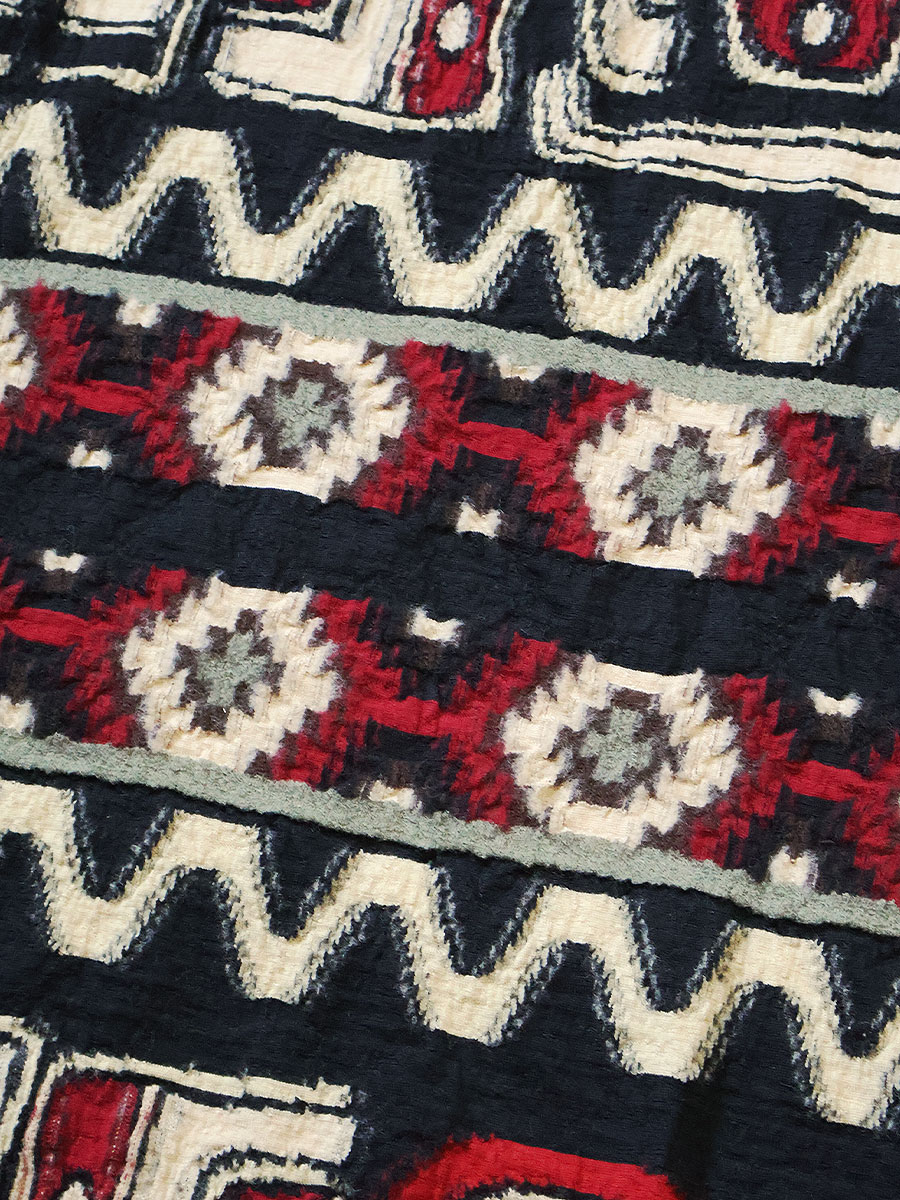 縮絨ウール Alaska-Ravenブランケット | KAPITAL