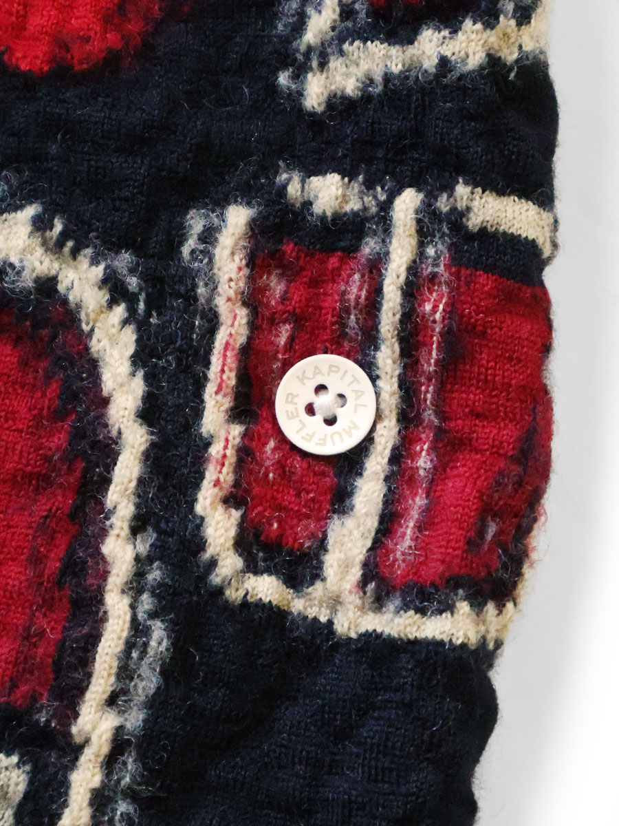 縮絨ウール Alaska-Ravenブランケット | KAPITAL