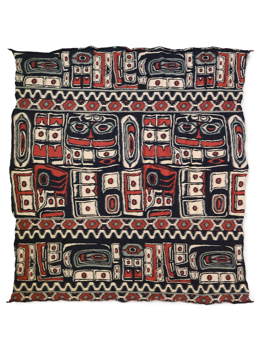 縮絨ウール Alaska-Ravenブランケット | KAPITAL