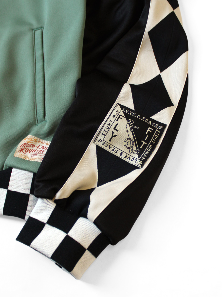 スムースジャージー カフェレーサートラックJKT(モトクロスフォトpt