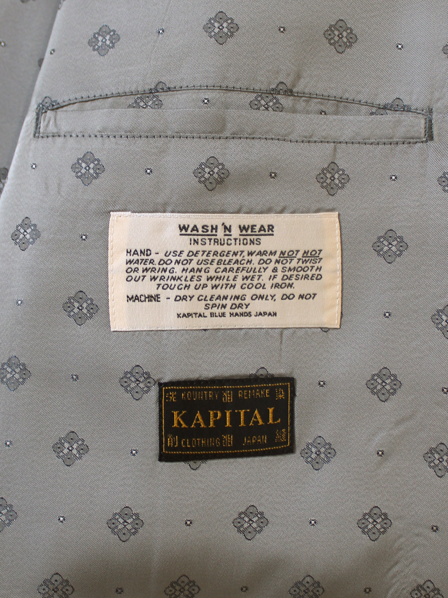 ウールサージ カットアウトエルボーW-JKT | KAPITAL