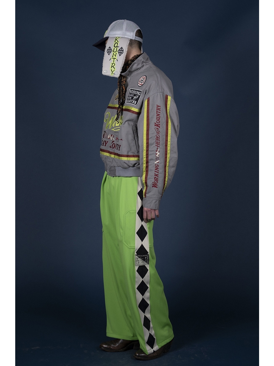 スムースジャージー カフェレーサーバギートラックパンツ | KAPITAL