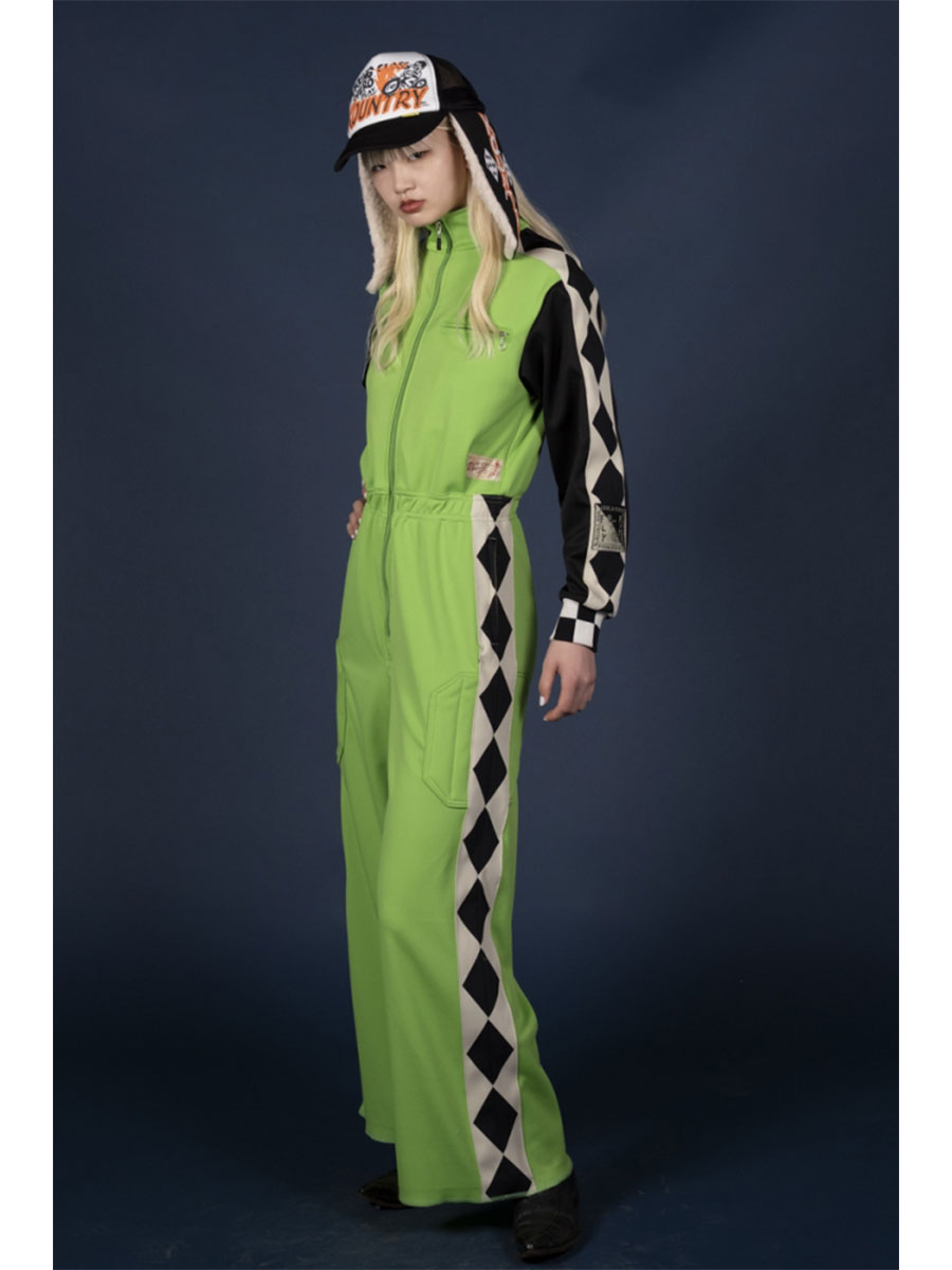 スムースジャージー カフェレーサートラックジャンプスーツ | KAPITAL