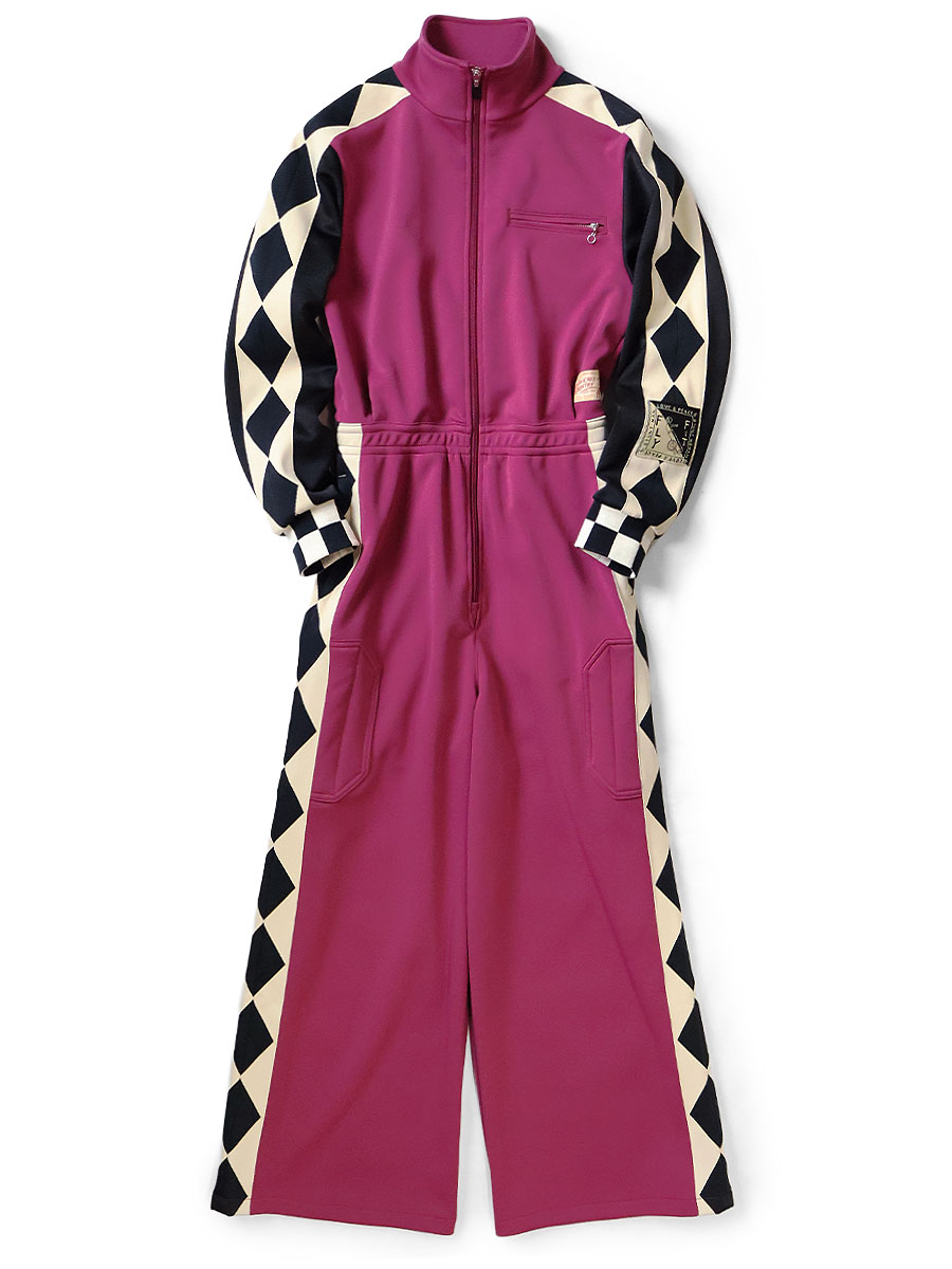 スムースジャージー カフェレーサートラックジャンプスーツ | KAPITAL