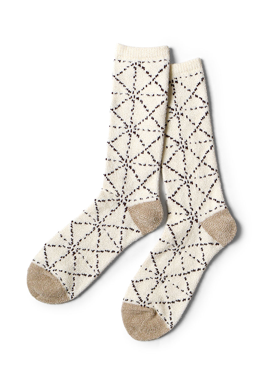 84本 モール糸 刺し子ソックス | KAPITAL