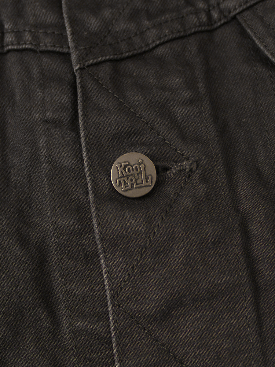 KAPITAL 黒 ダブルブレストピーコート　kountry キャピタル KAPITAL 黒 ダブルブレストピーコート kountry キャピタル KAPITAL 黒
