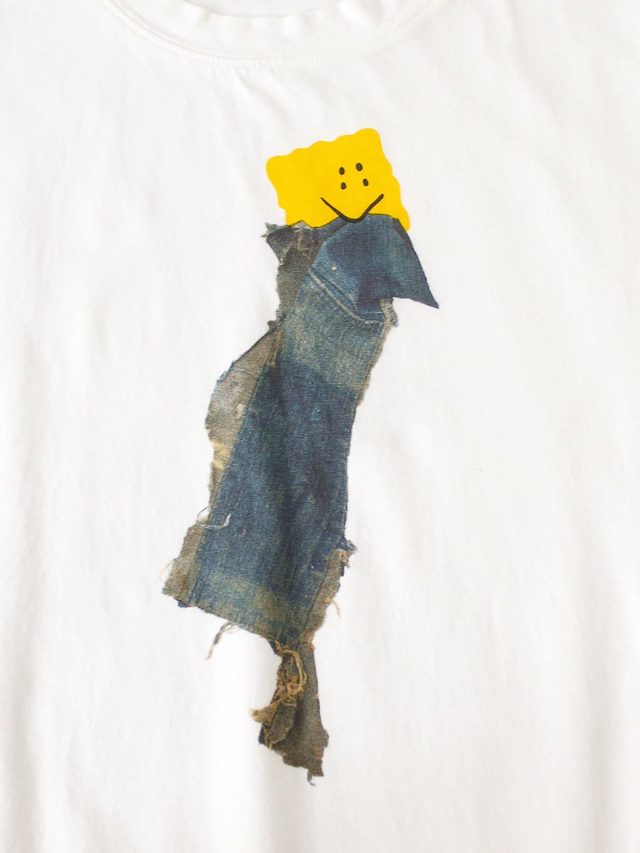 20/-天竺 クルーT(PECKISH BORO PIECE)小 | KAPITAL