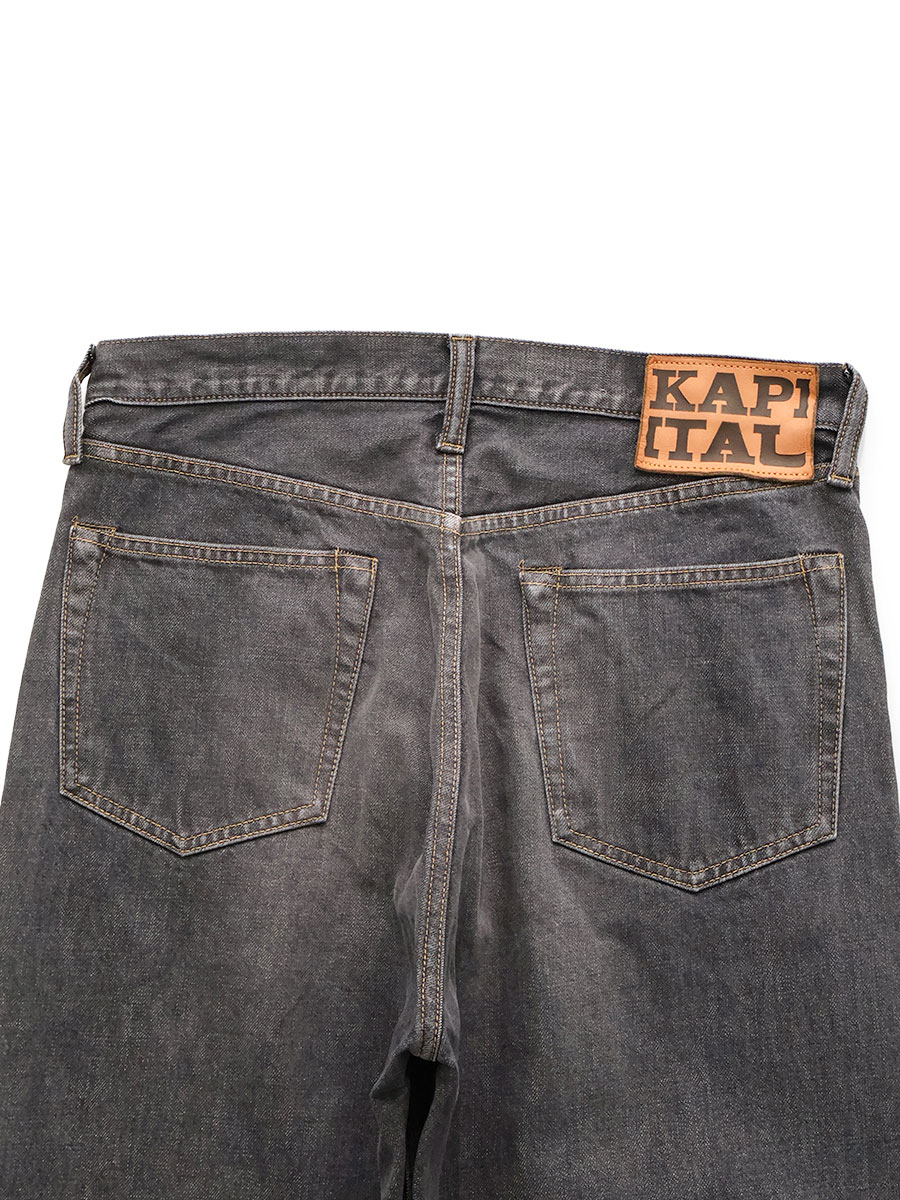 14ozブラックデニム 5P モンキーTH（ZIP仕様） | KAPITAL