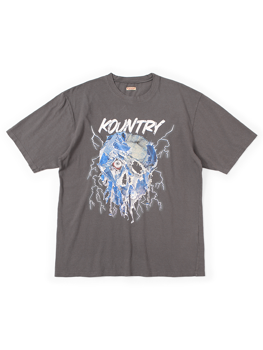 kapital ロングTシャツグレー・ネイビー・イエロー T-Shirt | KAPITAL