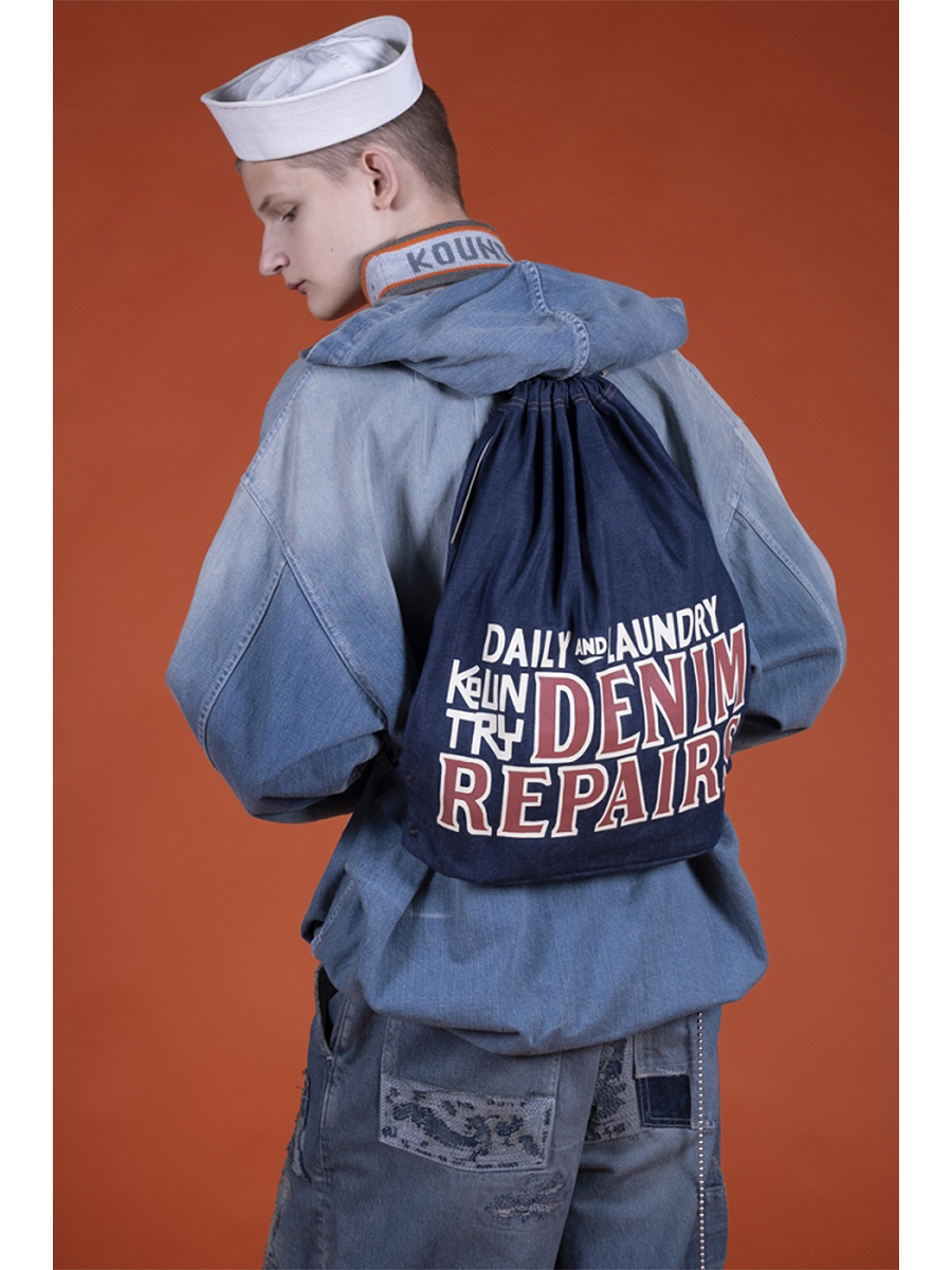 8ozデニム ナップサック(DENIM REPAIRSpt) | KAPITAL