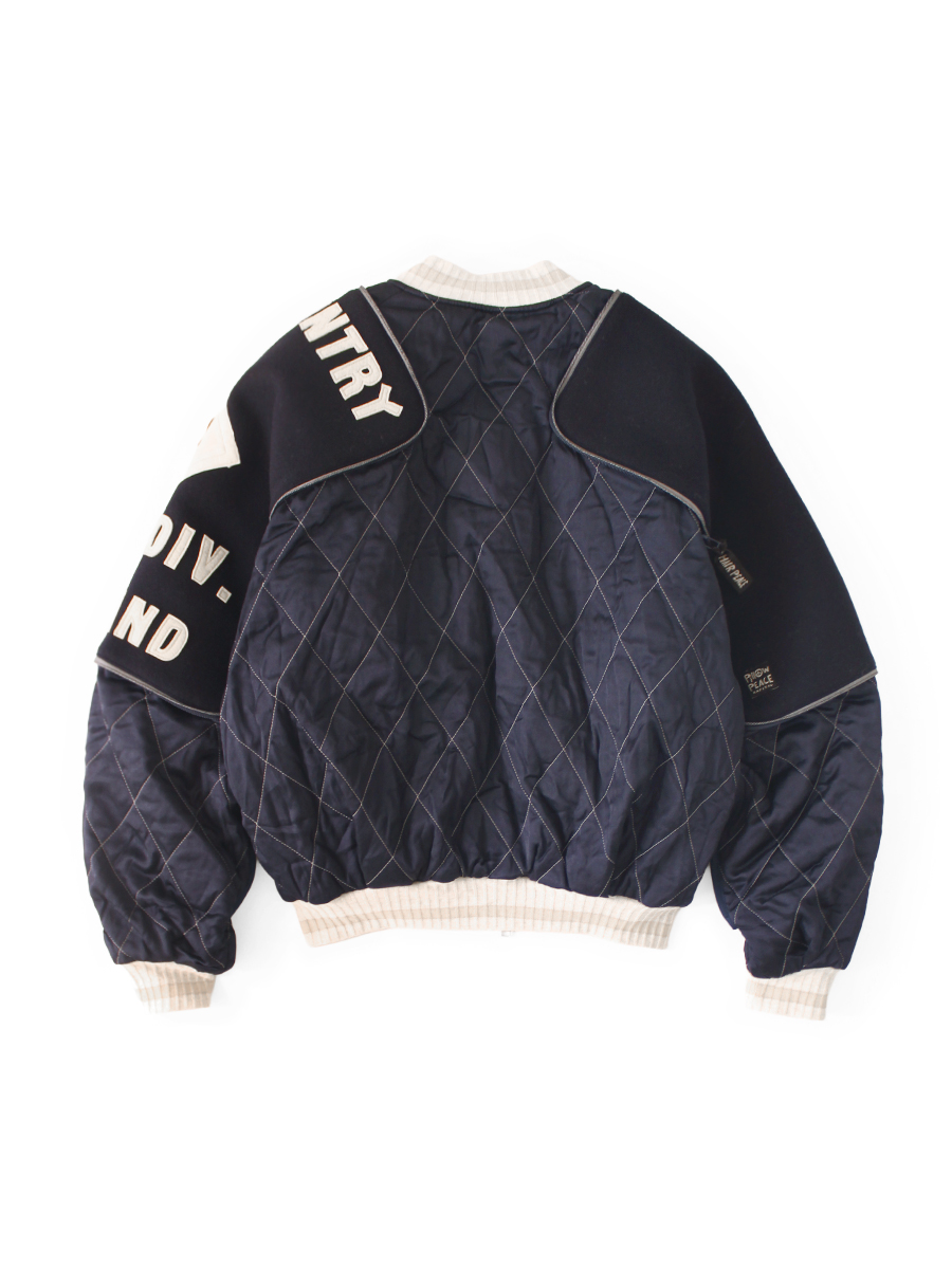レーヨンサテンキルティング シャムボマーJKT(パールフラッグ) | KAPITAL