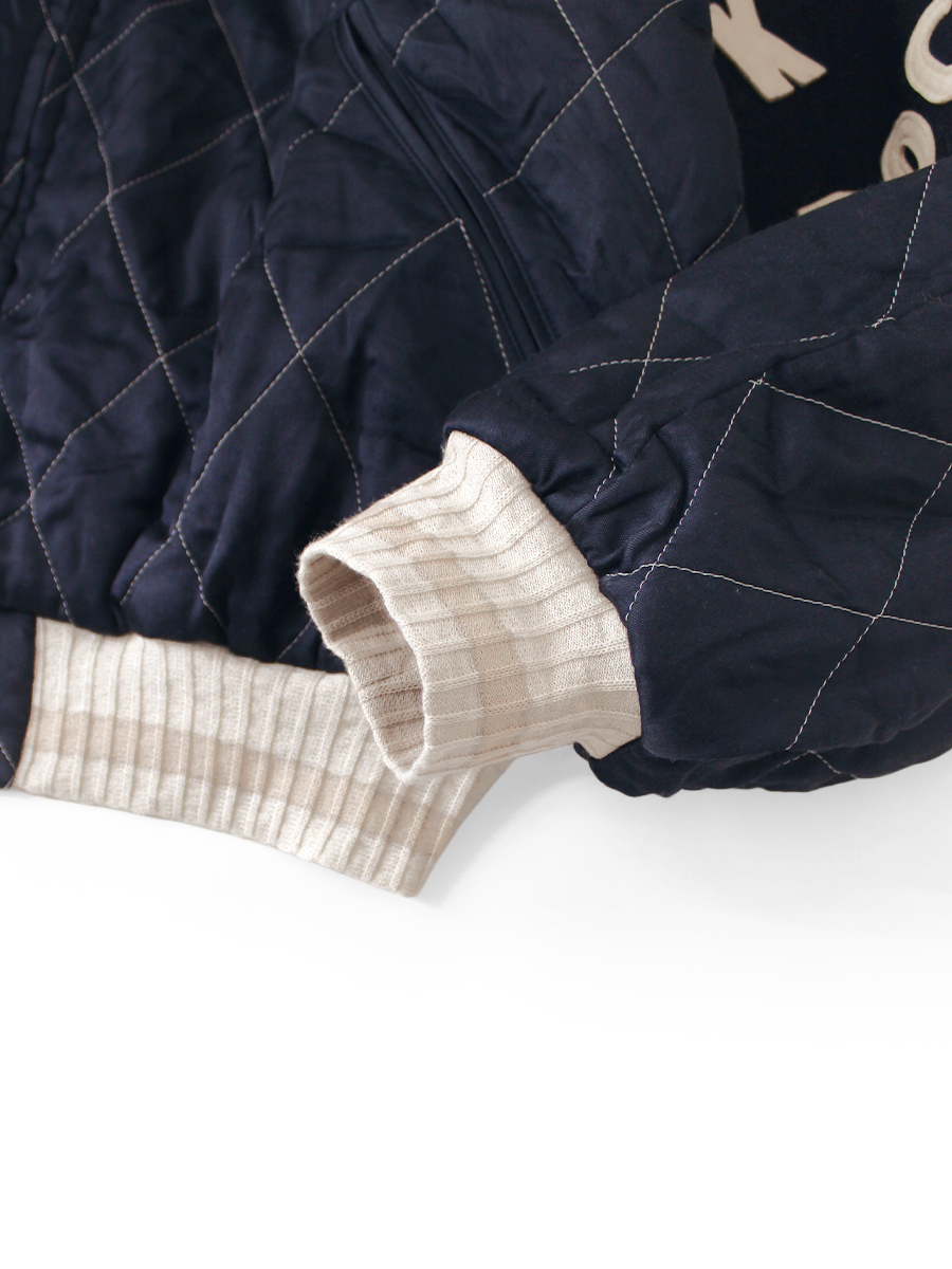 レーヨンサテンキルティング シャムボマーJKT(パールフラッグ) | KAPITAL