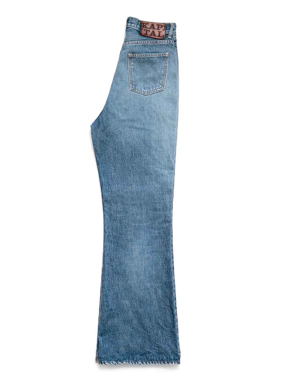 14ozデニム 5p ラットフレアパンツ Ls Kapital 14ozデニム 5p ラットフレアパンツ Ls Kapital